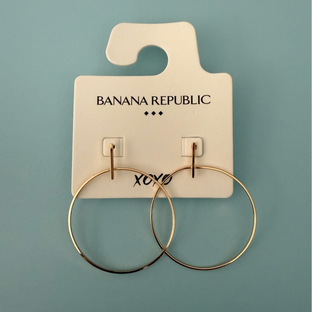 Banana Republic Factory-Earring-Set-Lot-Bundle-Gold-Tortoiseshell-Hoops-Studs - Picture 5 of 8